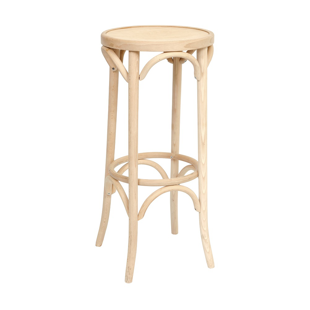 Bentwood Stool 800H Stained · JMH Wholesale Furniture · Hospitality