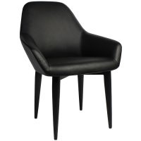 Bronte Tub Chair - 4-Leg Metal black