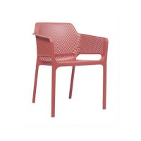 red outdoor chairs