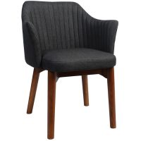 Coral Arm Chair - Timber Base
