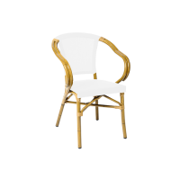 Paris Armchair White French Bistro Chairs