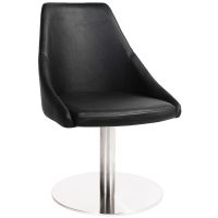 Sweden Chair - Disc Base - Stainless Steel