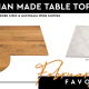 Cafe Table Tops made in Australia