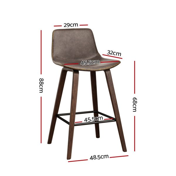 Vinyl Bar Stool on metal legs